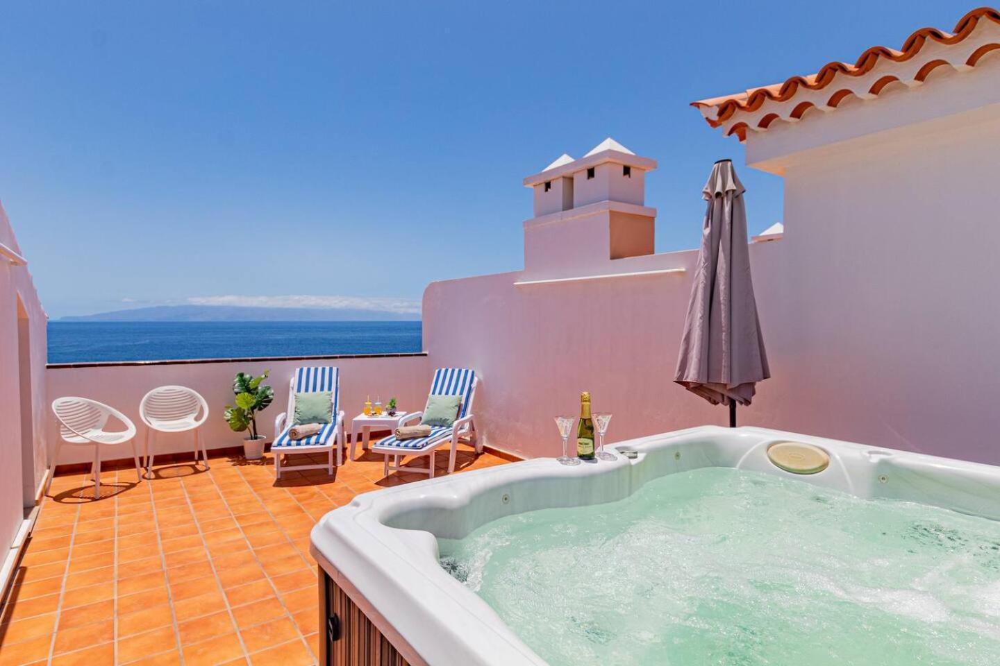 Penthouse Apt With Jacuzzi By Dream Homes Tenerife Puerto de Santiago  Buitenkant foto
