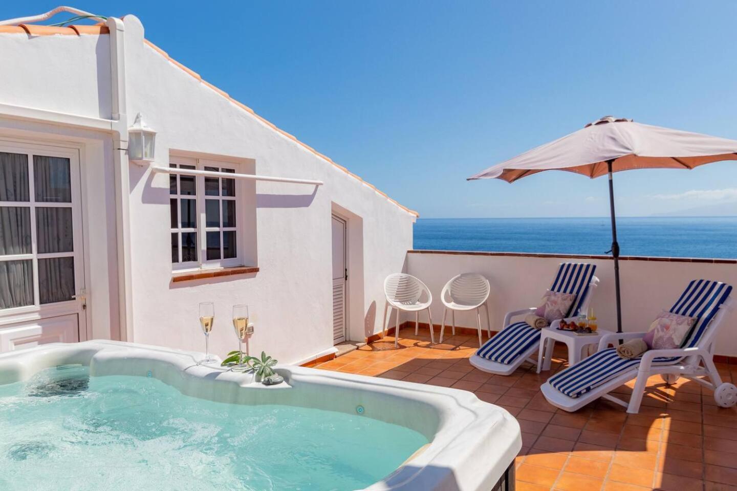 Penthouse Apt With Jacuzzi By Dream Homes Tenerife Puerto de Santiago  Buitenkant foto