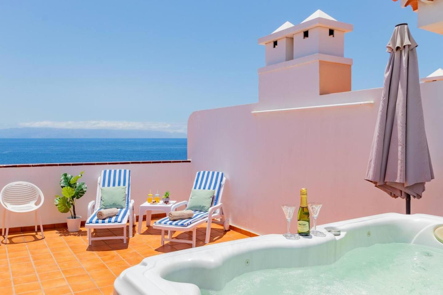 Penthouse Apt With Jacuzzi By Dream Homes Tenerife Puerto de Santiago  Buitenkant foto