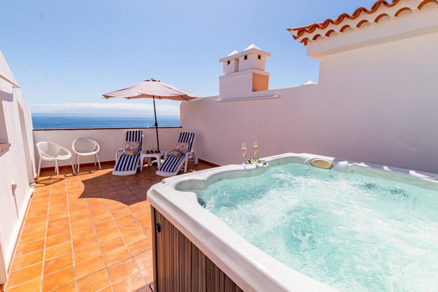 Penthouse Apt With Jacuzzi By Dream Homes Tenerife Puerto de Santiago  Buitenkant foto